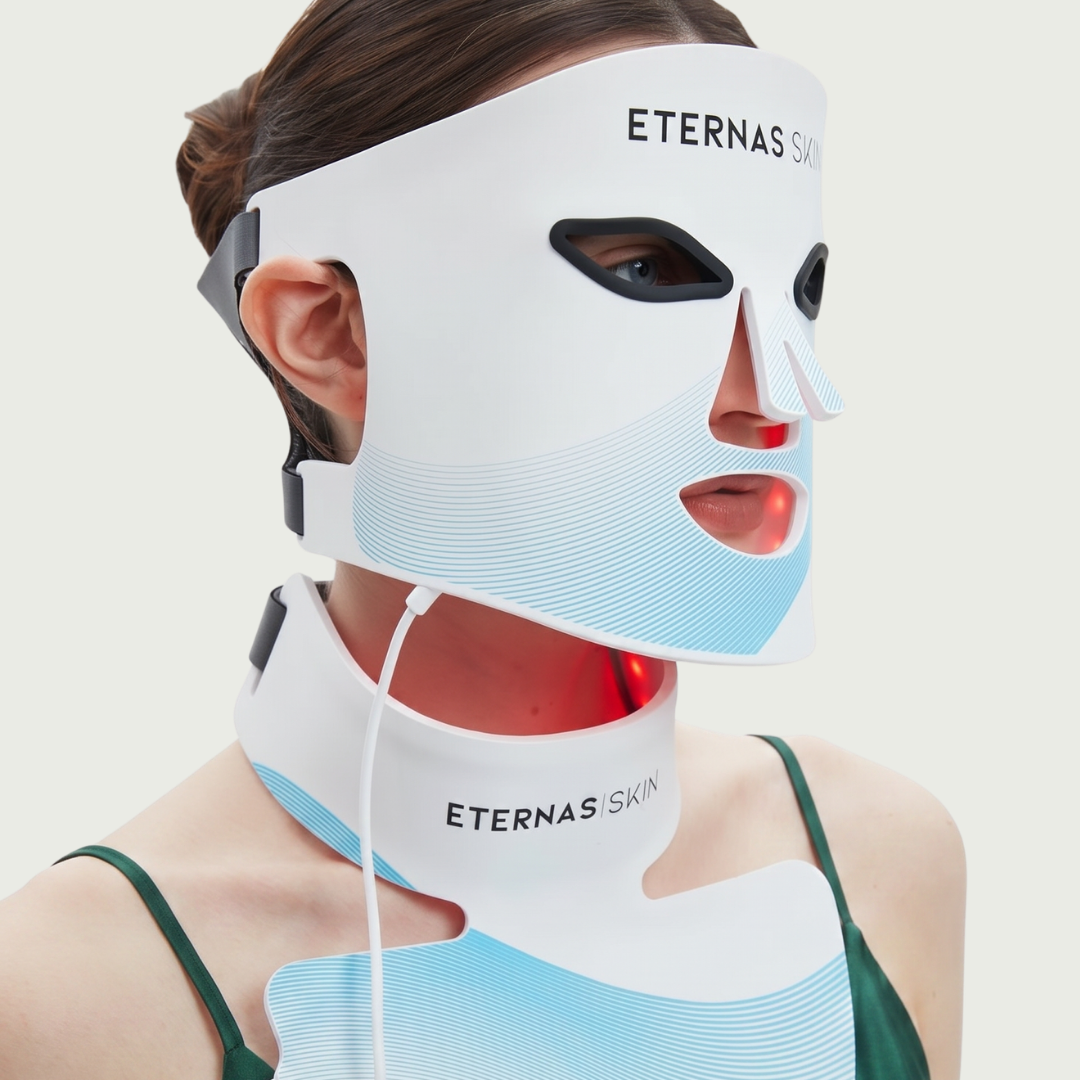 Kit de máscaras LED infrarrojas de 850 nm para rostro, cuello y escote