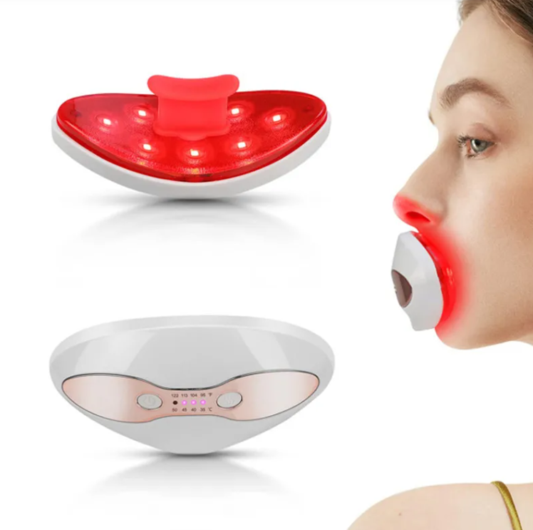 Dispositivo LED portátil con calor para labios