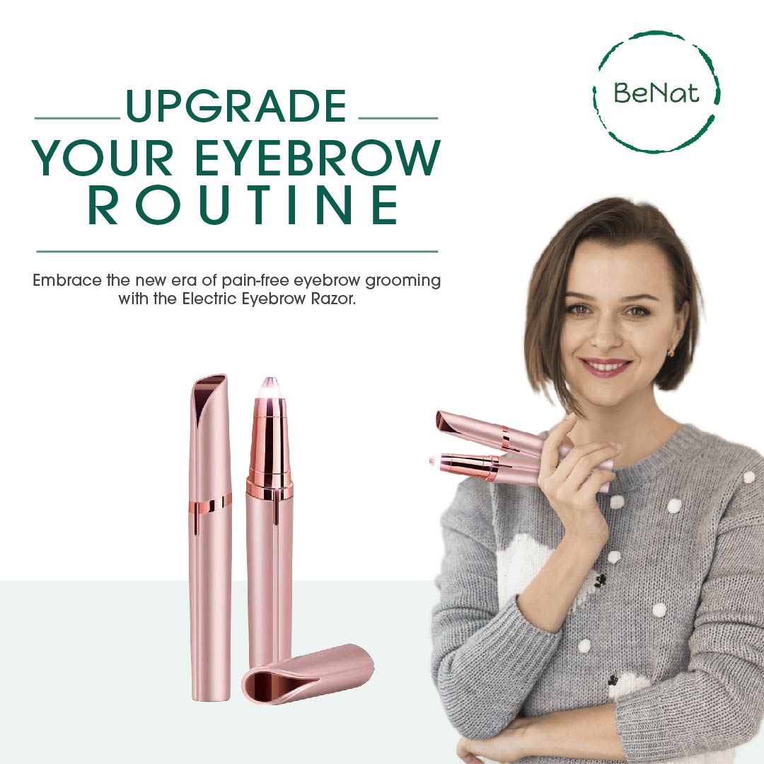 Depiladora de cejas recargable