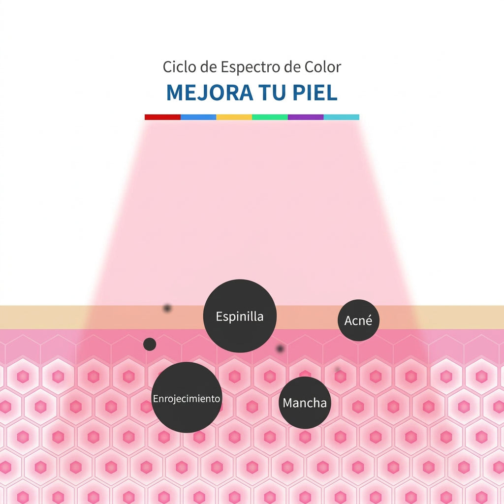 Dispositivo de fototerapia LED PDT facial y corporal para salón, spa y uso doméstico