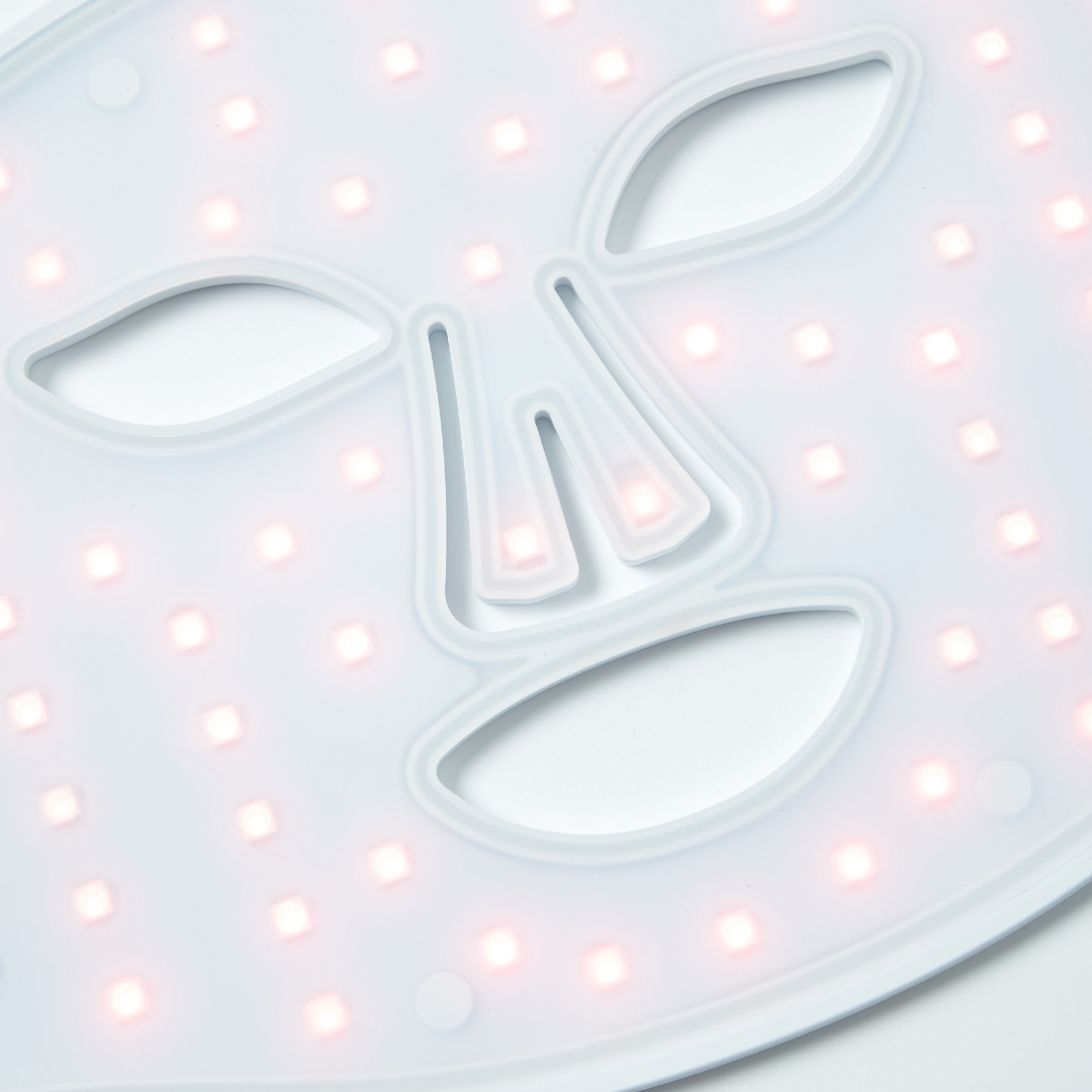 Máscara LED facial Pro con luz roja, azul e infrarroja