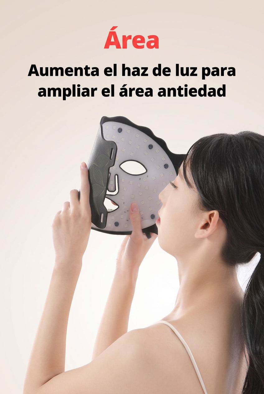 Máscara facial LED de 7 colores