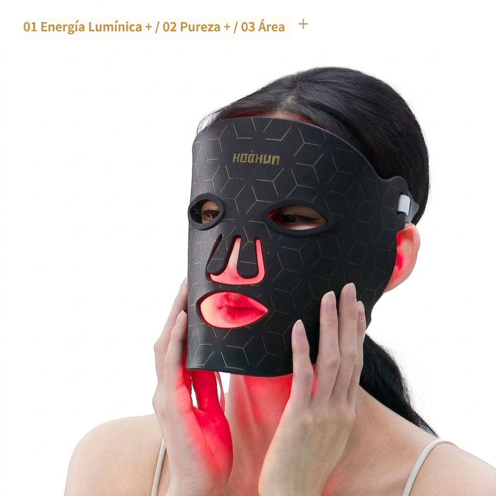 Máscara facial LED de 7 colores