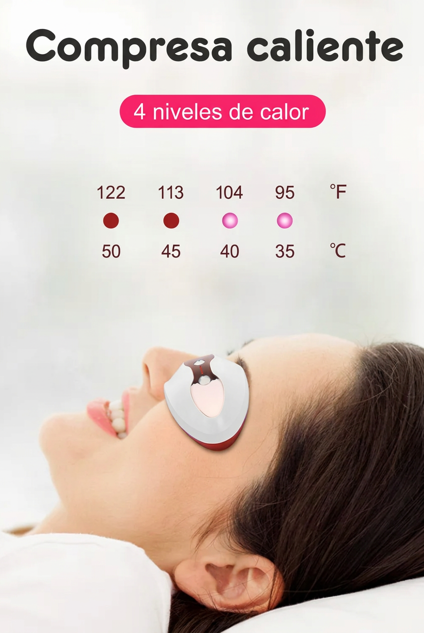 Cuatro niveles de calor indicados por el proveedor: 35, 40, 45 y 50 grados Celsius